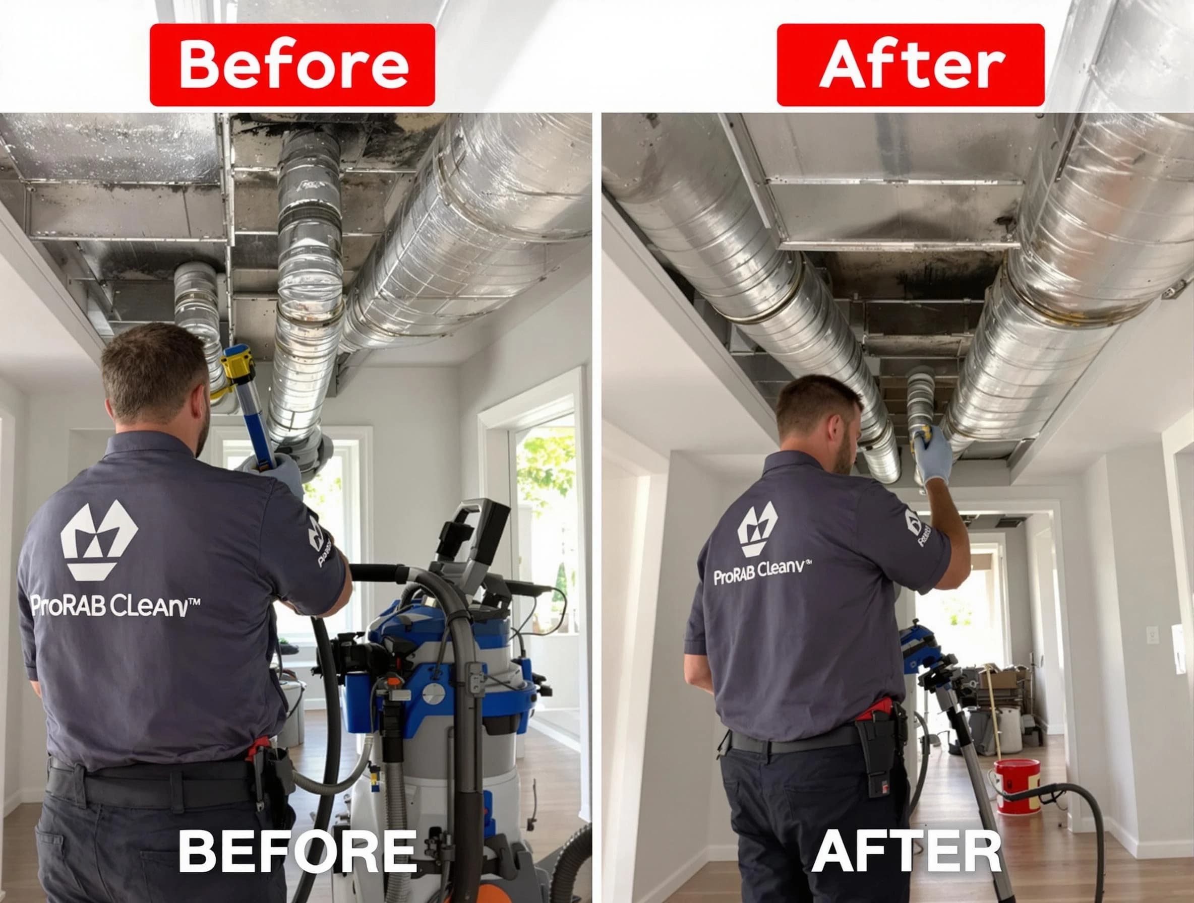 Newnan Air Duct Cleaning expert performing thorough residential duct cleaning in a Newnan home