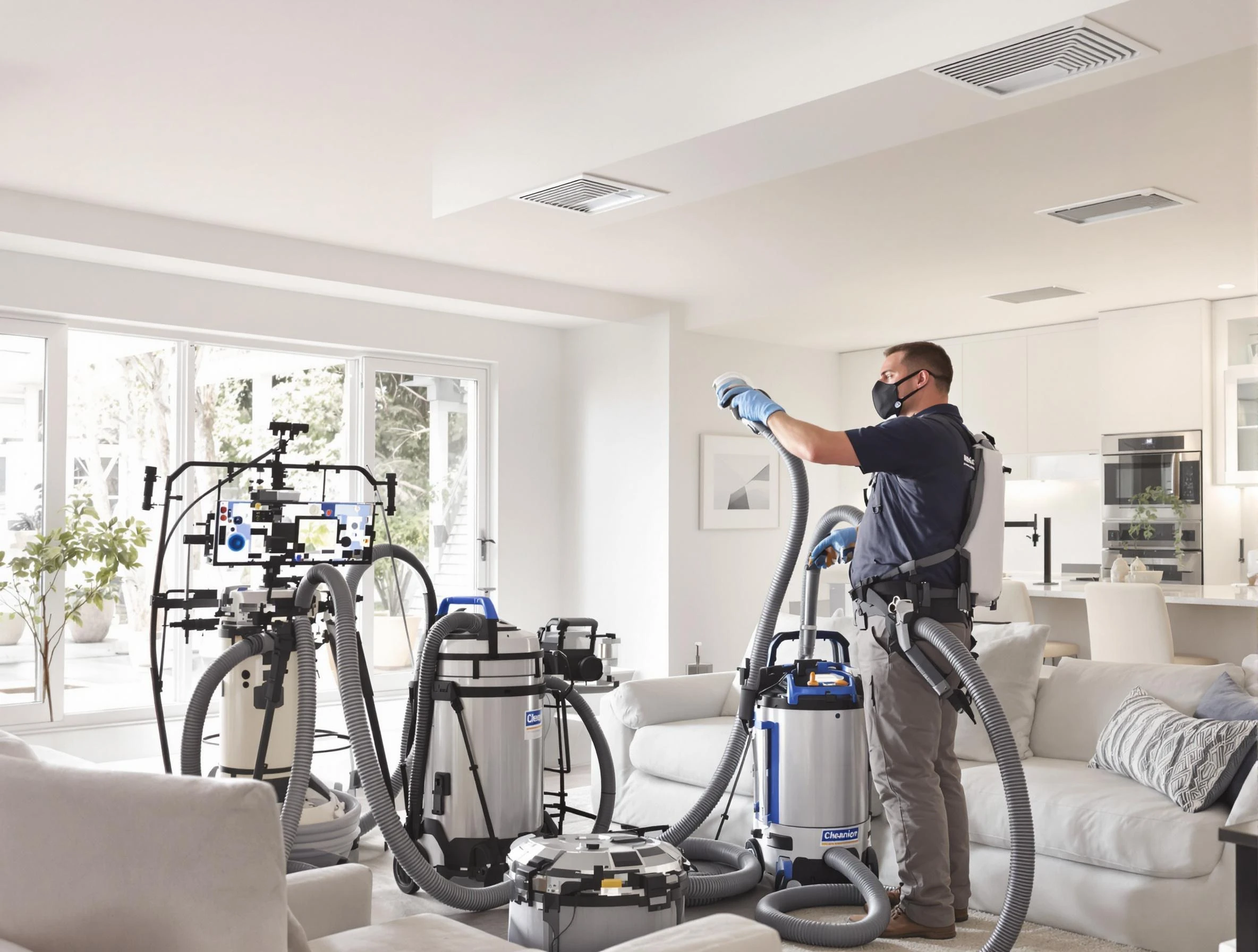 Professional AC duct cleaning by Newnan Air Duct Cleaning in Newnan