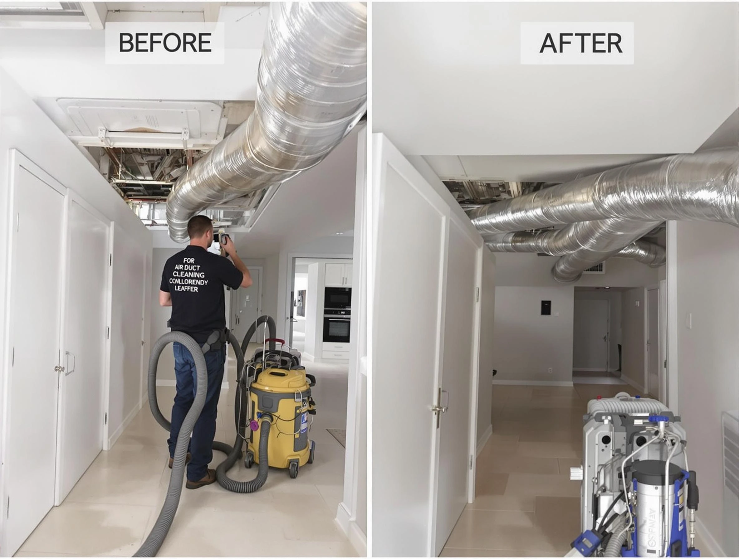 Newnan Air Duct Cleaning professional performing thorough air duct cleaning in Newnan