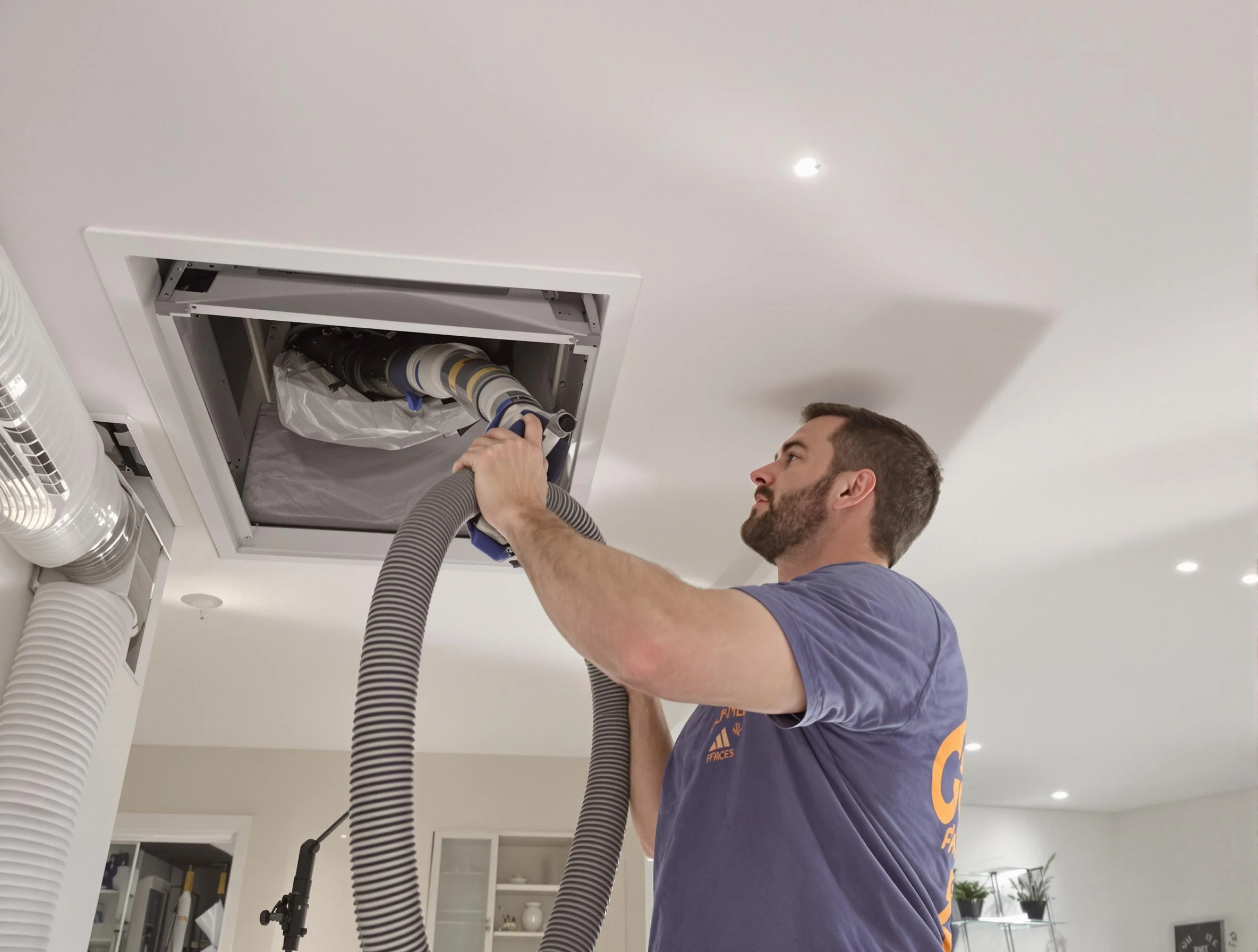 Precision indoor duct cleaning by Newnan Air Duct Cleaning in Newnan